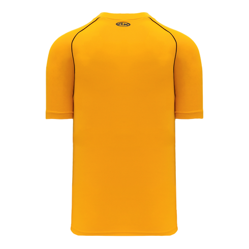 Athletic Knit Two Button Performance Baseball Jersey with Piping (BA1344)